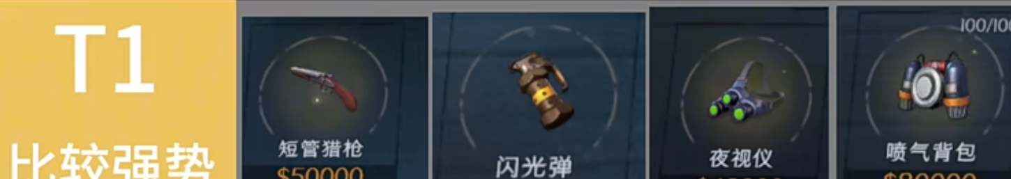 超自然行动组装备排名分享
