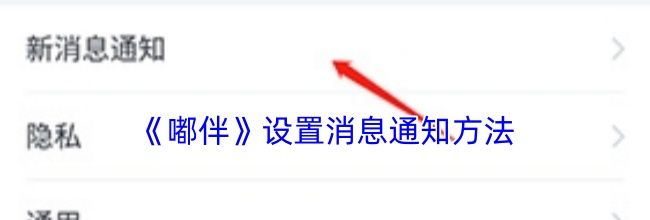《嘟伴》设置消息通知方法