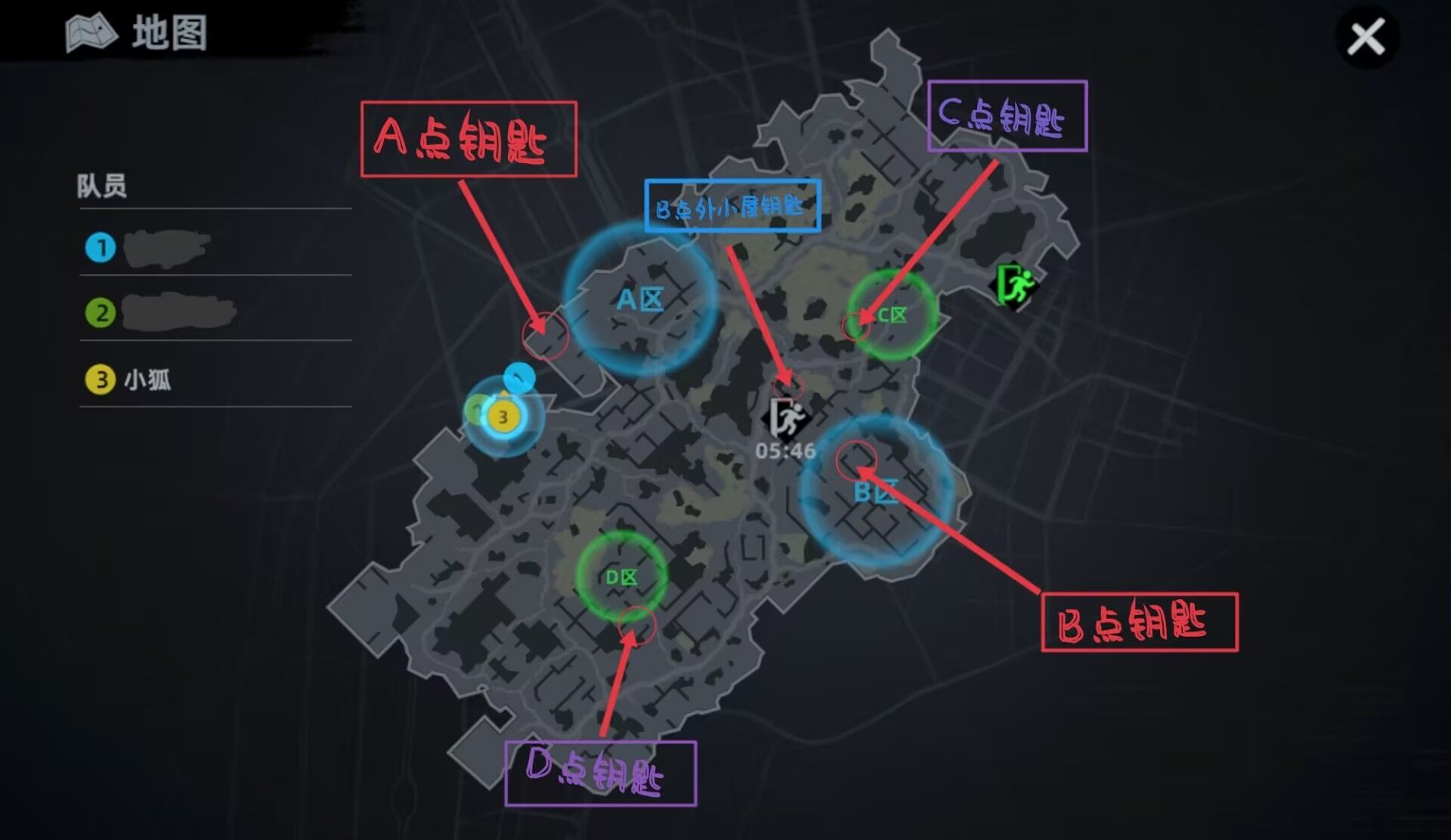《代号：撤离》钥匙房与免保位置分享