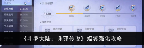 《斗罗大陆：诛邪传说》蝠翼强化攻略
