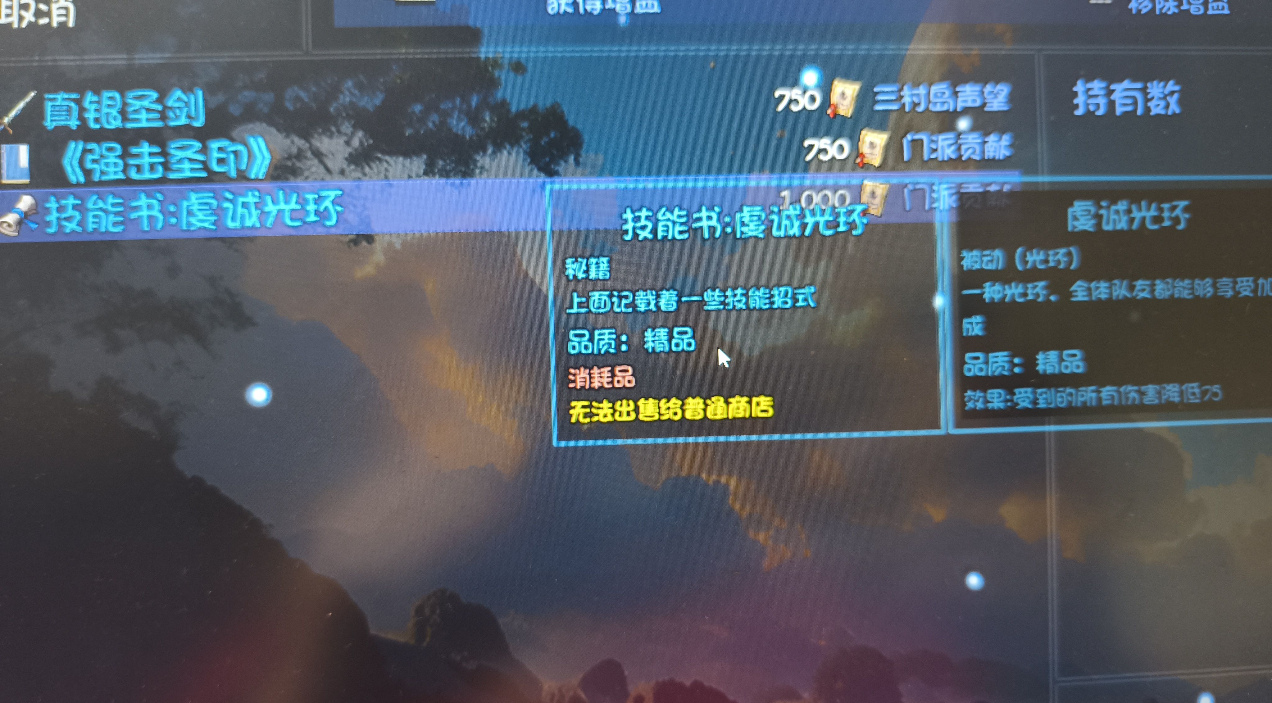 《大千世界2》圣光门派制裁分支加入条件