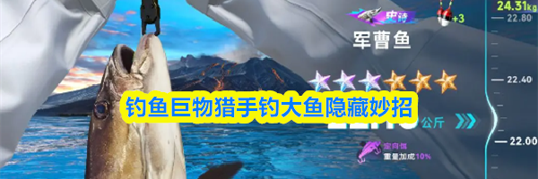 钓鱼巨物猎手钓大鱼隐藏妙招