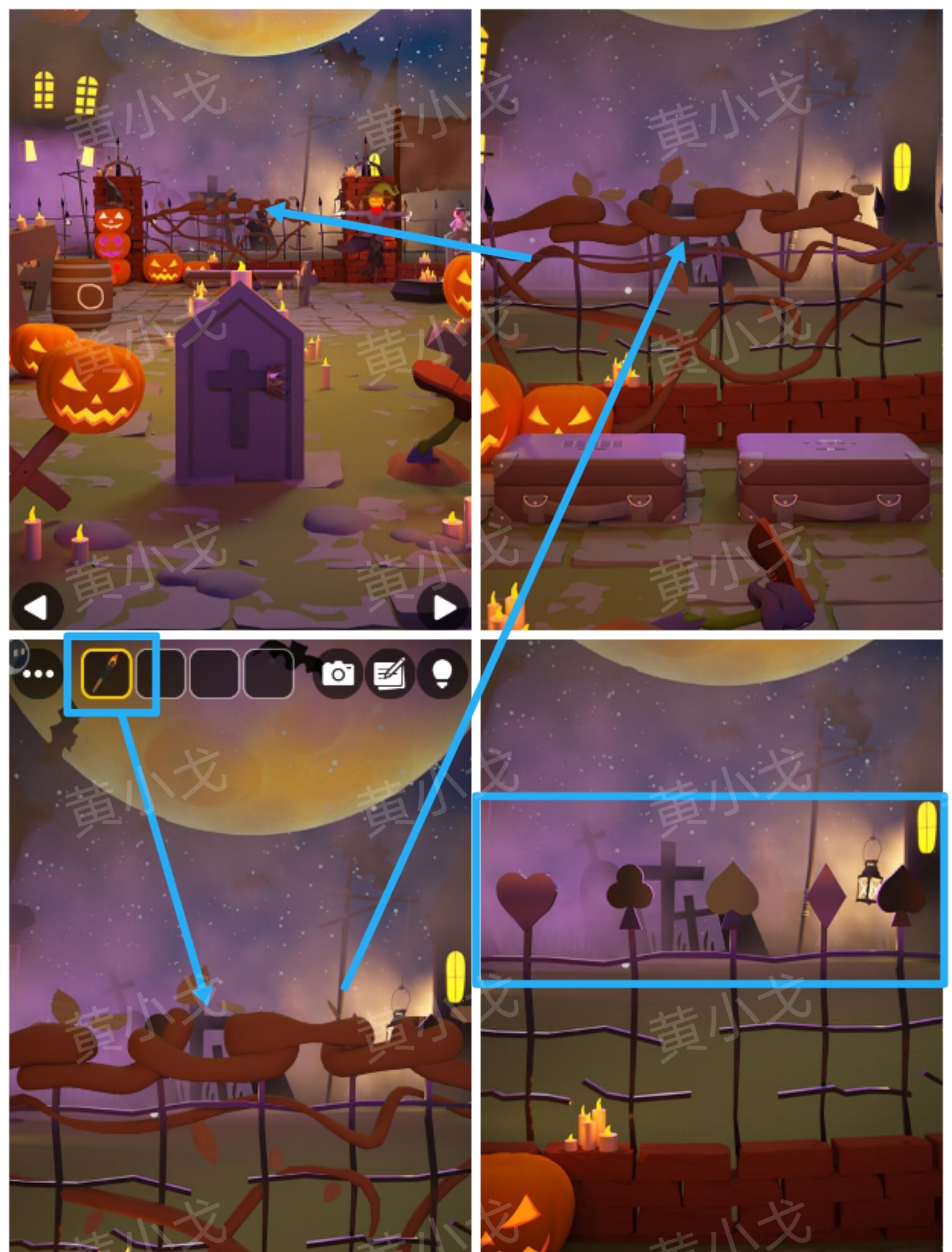 《Escape Room：侦探社》万圣节的墓园攻略（一）