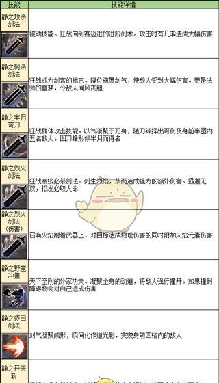 《凤凰传奇》狂战转职技能介绍