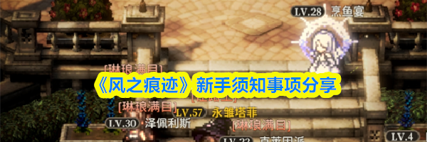 《风之痕迹》新手须知事项分享