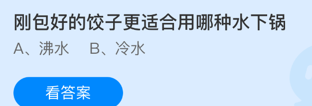 刚包好的饺子更适合用哪种水下锅