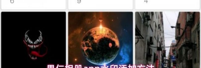 果仁相册app水印添加方法