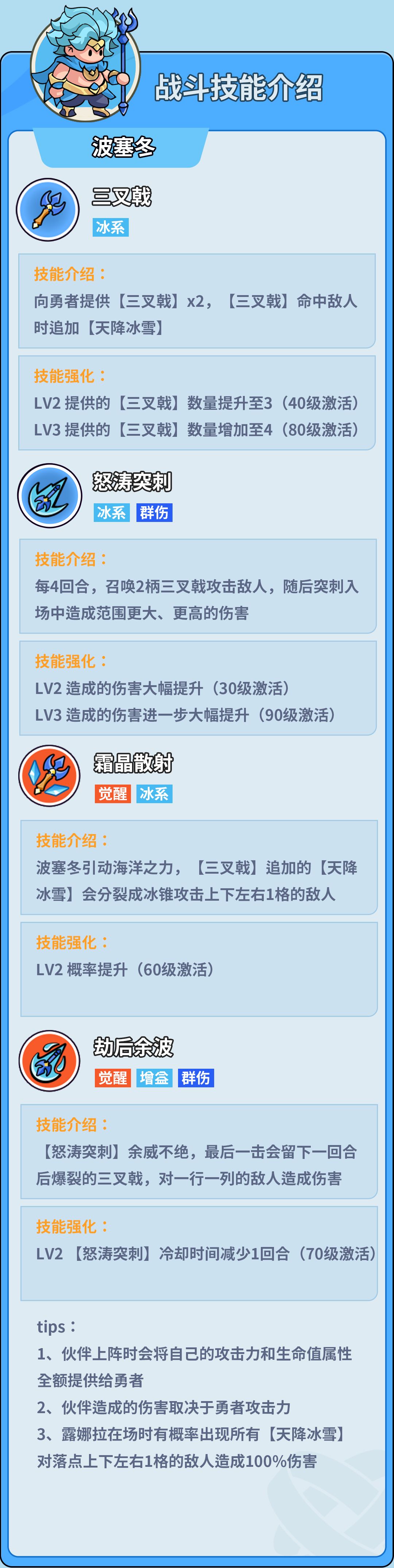 《伙伴弹途》波塞冬技能机制与实战技巧