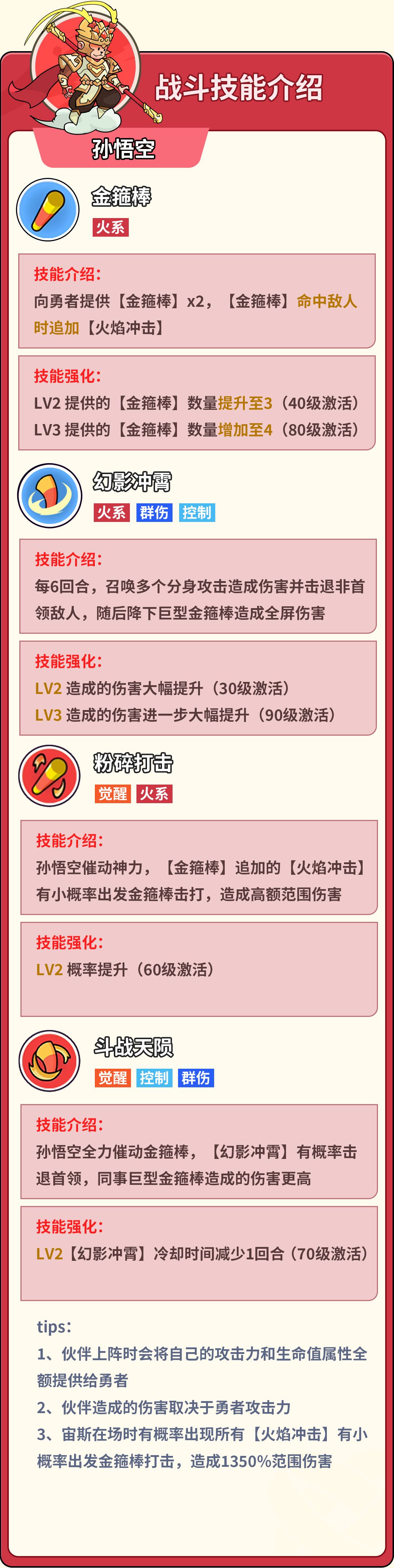 伙伴弹途孙悟空技能机制与实战技巧