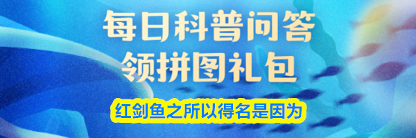 红剑鱼之所以得名是因为