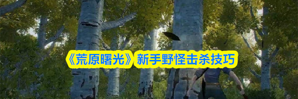 《荒原曙光》新手野怪击杀技巧