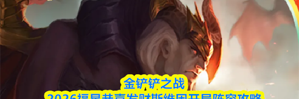 金铲铲之战2026福星恭喜发财斯维因开局阵容攻略