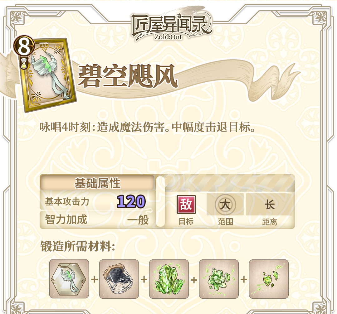 《匠屋异闻录》梅米武器锻造推荐