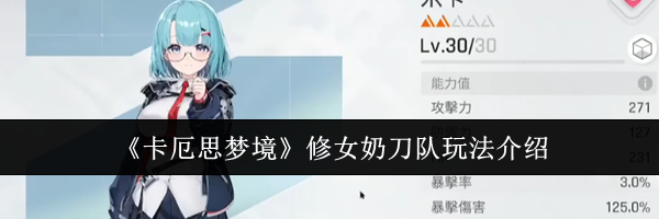 《卡厄思梦境》修女奶刀队玩法介绍