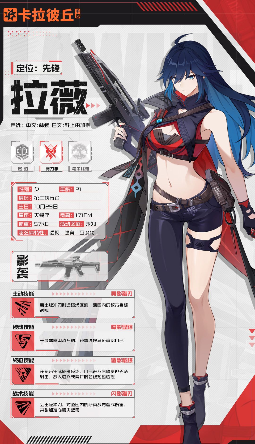 《卡拉彼丘》拉薇角色图鉴