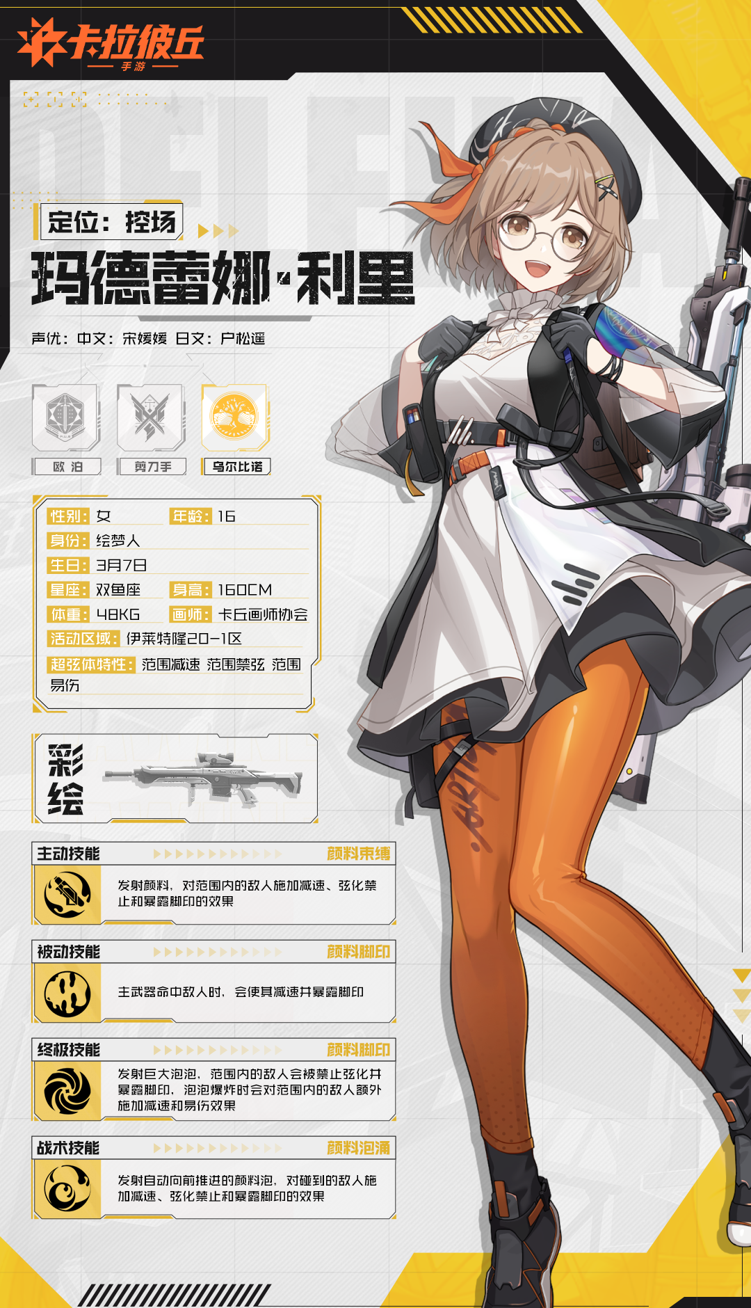 《卡拉彼丘》玛德蕾娜利里角色图鉴