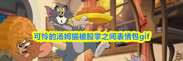 可怜的汤姆猫被股掌之间表情包gif