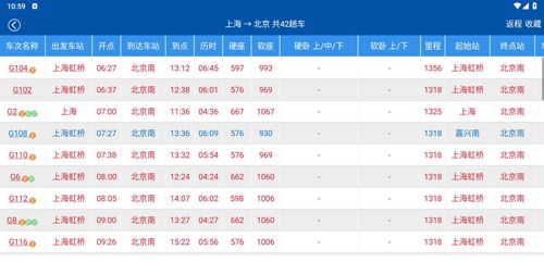 路路通时刻表app使用教程