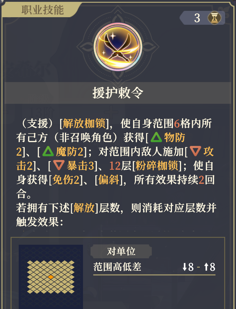 《铃兰之剑：为这和平的世界》基安希尔技能解析