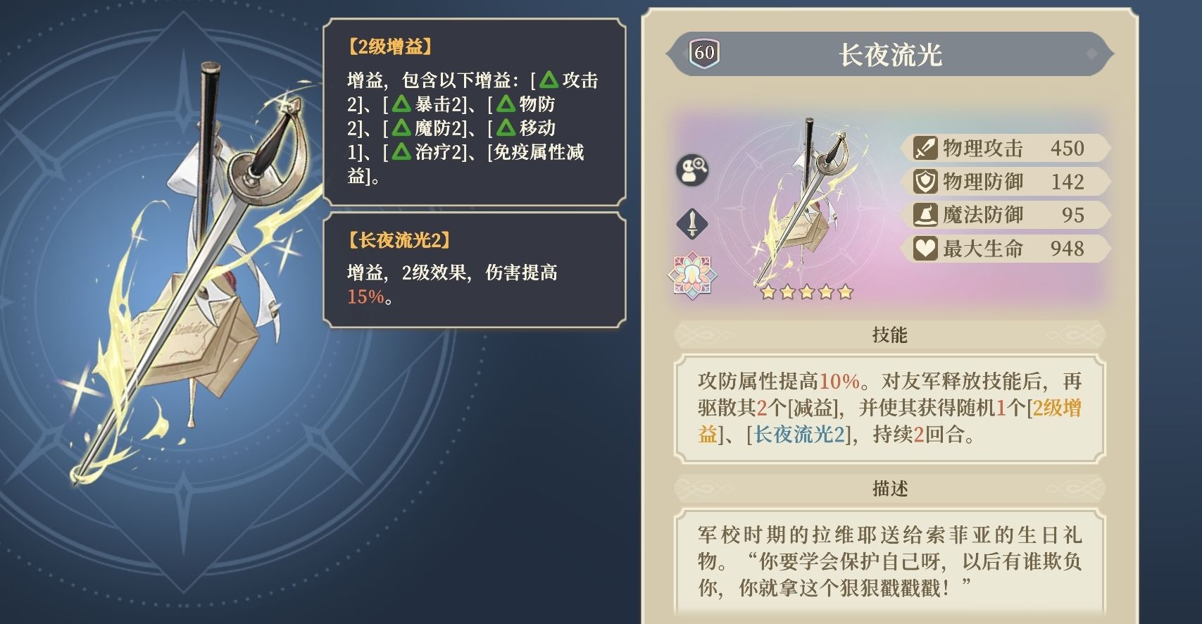 《铃兰之剑：为这和平的世界》专武图鉴点评