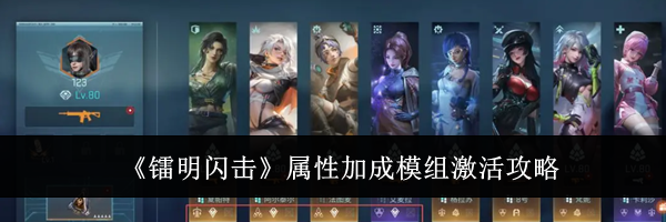 《镭明闪击》属性加成模组激活攻略