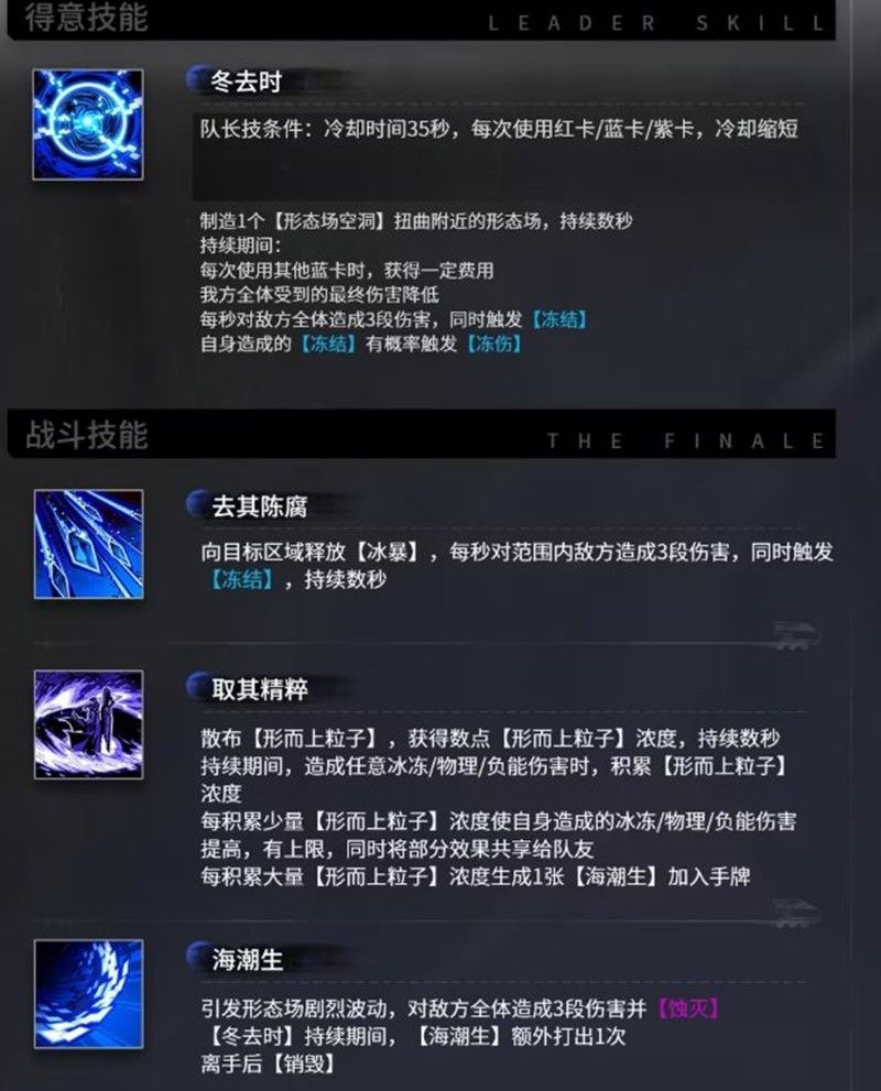 《雷索纳斯》伊利亚德技能介绍