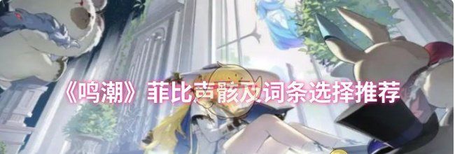 《鸣潮》菲比声骸及词条选择推荐