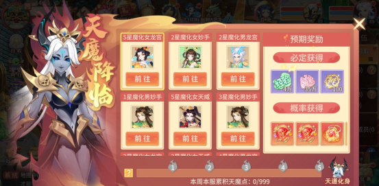 《梦想桃源》天魔降临玩法介绍