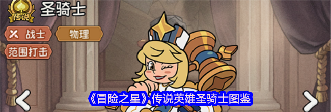 《冒险之星》传说英雄圣骑士图鉴