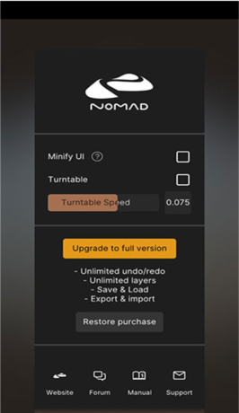 《nomad sculpt》设置中文方法