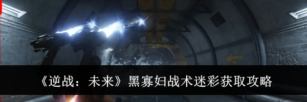 《逆战:未来》黑寡妇战术迷彩获取攻略