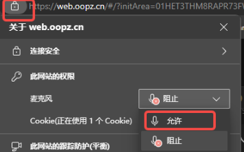 oopz网页麦克风权限开启方法