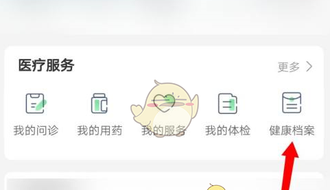 《平安健康》查看健康档案方法