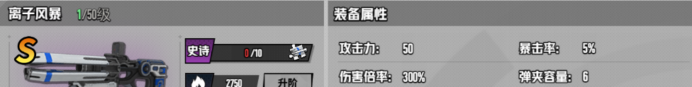 《枪魂狙击》各武器属性分享