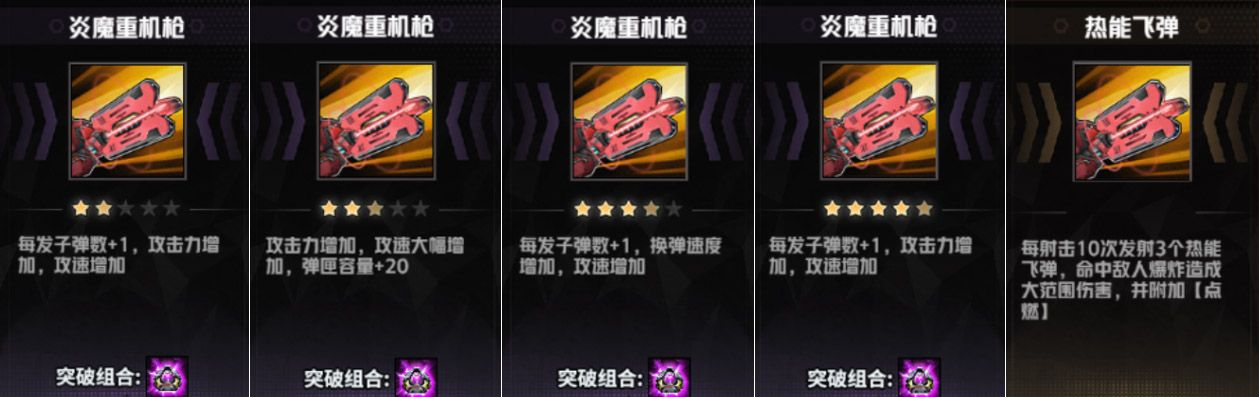 《枪魂狙击》S炎魔重机枪武器介绍