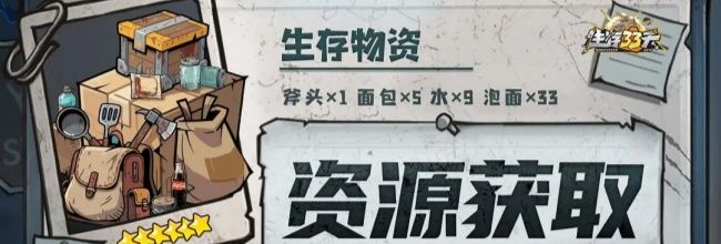 《生存33天》四大核心资源速收指南