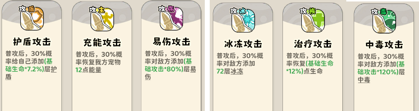 《神宠降临》双属性流派技能介绍