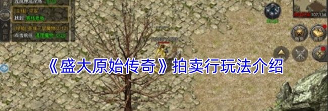 《盛大原始传奇》拍卖行玩法介绍