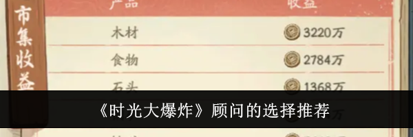 《时光大爆炸》顾问的选择推荐