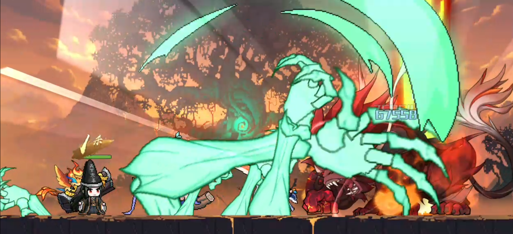 山海幻境减益增伤流阵容推荐