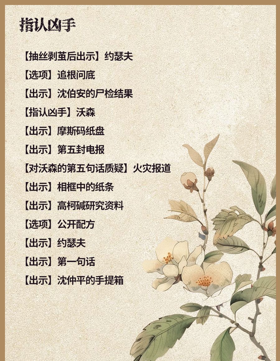 《山河旅探》第六章申城迷局攻略