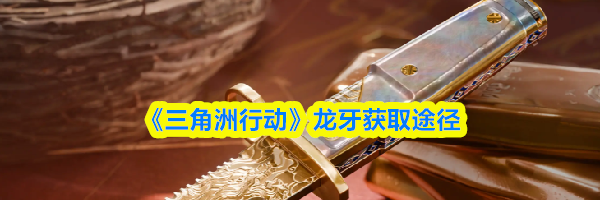 《三角洲行动》龙牙获取途径