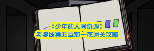《少年的人间奇遇》老婆线第五章那一夜通关攻略