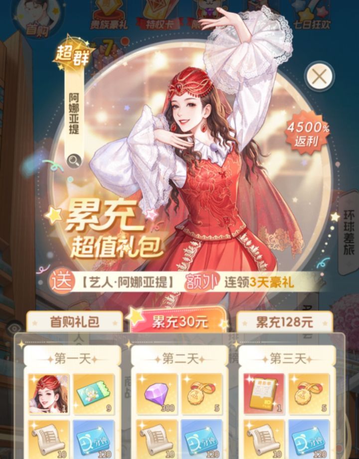 《时尚百货城》艺人获取统计