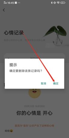 《岁岁》删除心情方法
