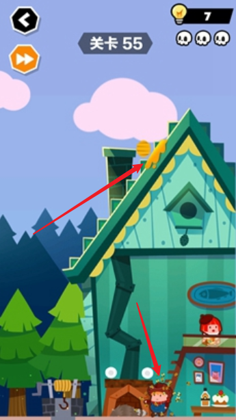 《谁也别想跑》第55关通关攻略