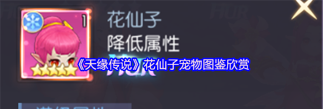 《天缘传说》花仙子宠物图鉴欣赏