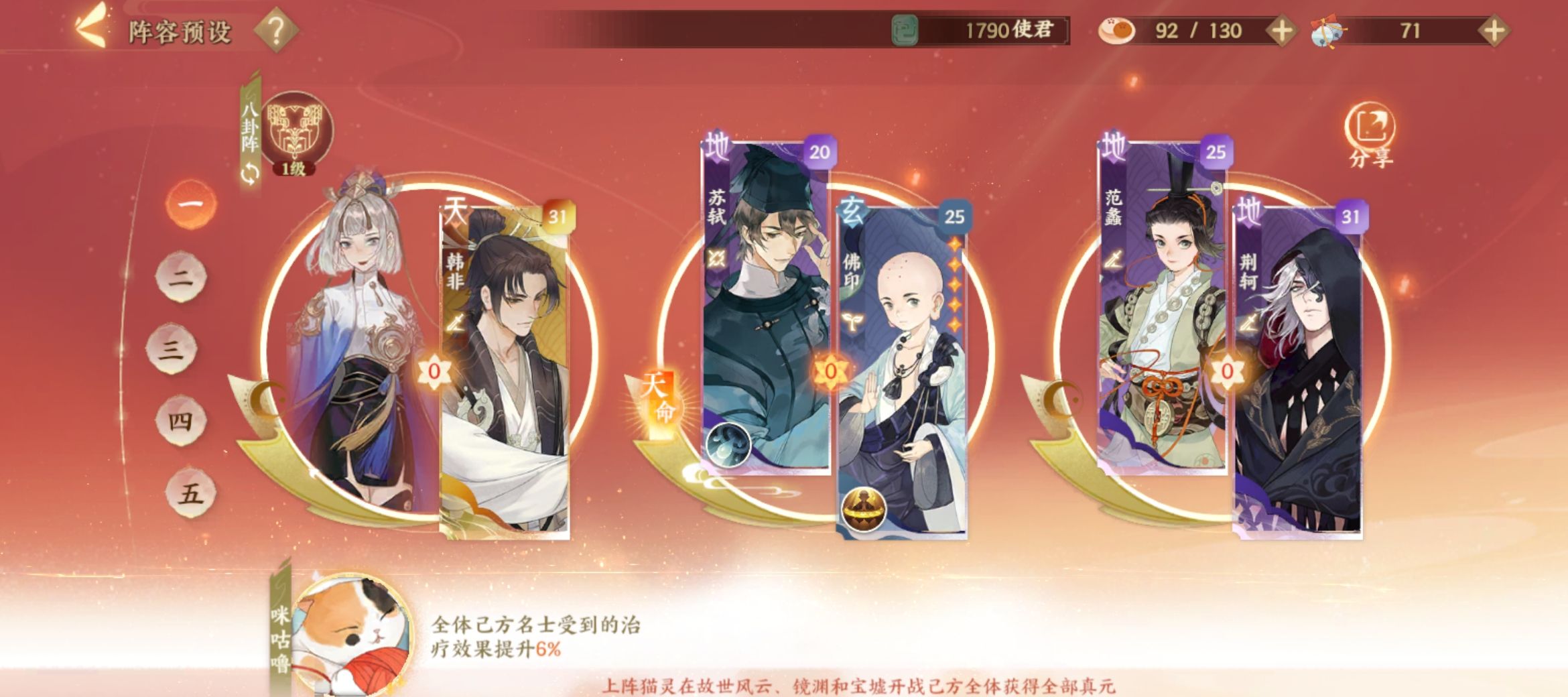 《忘川风华录》荆轲名士养成攻略