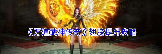 《万道武神传奇》翅膀提升攻略