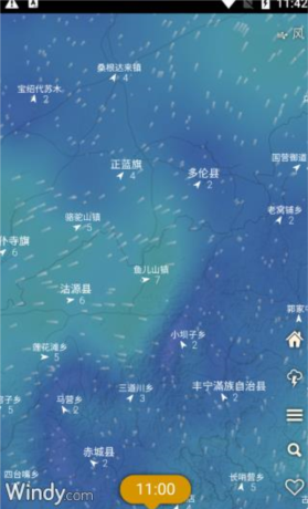 《windy》查看风力大小方法